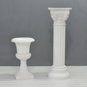 Thanh Lịch Màu Trắng La Mã Cột Bệ Đặt Thiết Kế Cổ Điển Cho Đám Cưới Tổ Chức Sự Kiện Hoa Sắp Xếp Trang Trí Nội Thất Bán Buôn - Product Image 1