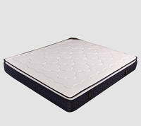 Matelas à ressorts hybrides 23 cm avec housse en coton et lin amovible et lavable, bordure en latex velours – Vente en gros