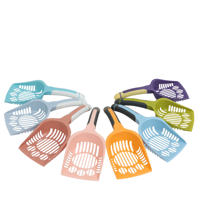Pelle à litière pour chat en tofu, durable, écologique, réutilisable, portable, en plastique, résistante aux chutes, pour l'élimination des déchets d'animaux de compagnie