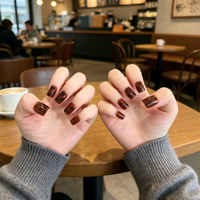 24 faux ongles carrés en PMMA à presser avec strass, finition brillante, réutilisables, pour doigts, capsules d'ongles