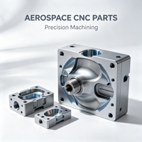 Pièces usinées CNC sur mesure en aluminium aérospatial et acier inoxydable, composants mécaniques de haute précision pour l'usinage