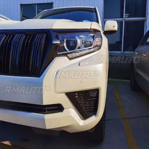 Para Toyota Prado 2018-2021: Marco de faro antiniebla, rejilla de panal para parachoques, modificación de la cubierta de faro antiniebla, pieza exterior - Product Image 4