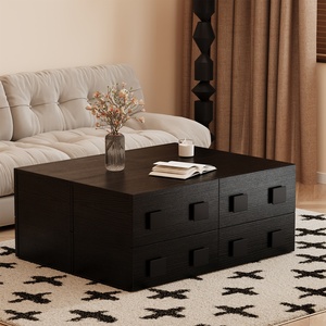 Table basse de salon en bois massif postmoderne, meuble autoportant multifonctionnel pour la maison, meuble TV simple <span class=keywords><strong>Carmen</strong></span> - Product Image 1