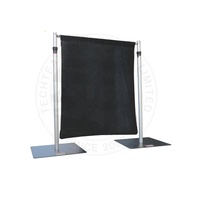 Tissu étoile drapé et Led Starlit rideau toile de fond écran flamme retardée contrôleur
