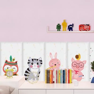 3D Self Adhesive Wall Stickers Cartoon Tatami <b>Sheets</b> 70x35 Cm Xpe <b>Foam</b> For Childrens Room Kindergarten Corner Protection - Product Image 1