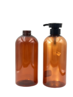 Bouteille à pompe en plastique de 1000 ml, distributeur de liquide rechargeable en PET de qualité alimentaire pour shampoing, gel douche, savon pour les mains