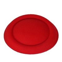 Toptan Çok Renkli Retro Hepburn Yünlü Küçük Silindir Şapka Başlığı İngiliz Hostes Görgü Kuralları Şapkası DIY Süsleme Tabanı 16cm