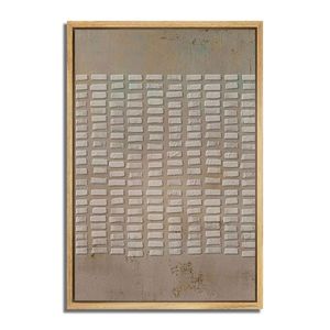 Wabi Sabi Phong Cách Nghệ Thuật Trừu Tượng Tường Tranh Vải Nâu Tối Giản 3D Kết Cấu Dầu Vừa Phòng Khách Trang Trí Nội Thất - Product Image 3