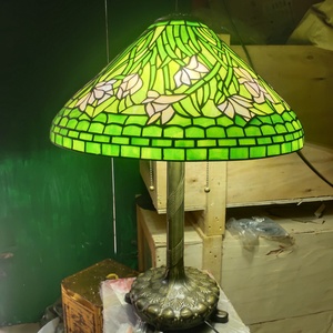 Lámpara de Escritorio de Vidrio Estilo Tiffany de 50CM, E27, Lámparas de Techo y Colgantes para Dormitorio y Comedor - Product Image 3