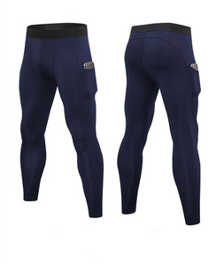 T-shirt da Palestra Personalizzata per <span class=keywords><strong>Uomo</strong></span>, <span class=keywords><strong>Leggings</strong></span> <span class=keywords><strong>Sportivi</strong></span> in Poliestere Comodo e Spesso con Compressione - Product Image 4