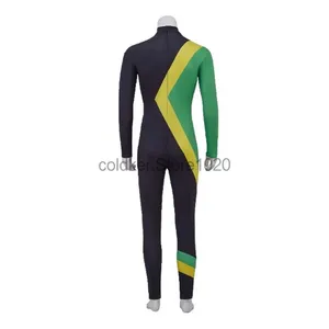 Nuevo Disfraz Deportivo de Tobogán Jamaicano, Unisex, Negro, 100% Nailon, Mono, para Adultos, Halloween, Carnaval, Fiesta - Product Image 5