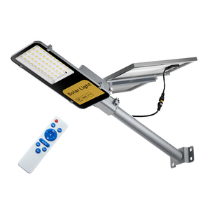 200W 300W 400W 500W 600W IP66 không thấm nước <span class=keywords><strong>LED</strong></span> năng lượng mặt trời đèn đường ngoài trời đường vườn thân nhôm điều khiển từ xa pin RoHS - Product Image 1
