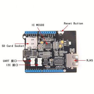 Módulo Ethernet ZOPRO W5500 V1.0, Placa de Expansión con Controlador RJ45 para Soluciones IoT - Product Image 2