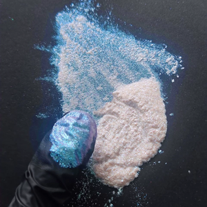 Best Selling Cosmetic Grade Color Changing Iridescent Metal Chameleon <b>Pigment</b> Powder for <b>Eyeshadow</b>. - Product Image 1