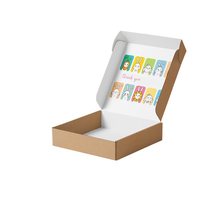 Cajas de Cartón Reciclado con Logotipo Personalizado, Cajas de Regalo de Papel Corrugado, Cajas de Envío para Ropa, Zapatos y Regalos