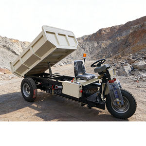 Мини-самосвал HuanSheng 4000 кг, высококачественный трехколесный грузовой трицикл для горных работ и тоннелей - Product Image 1