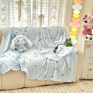 Autumn and Winter Cartoon Anime Printed Milk Velvet Plush Large Fleece Throw <strong>Blanket</strong> Anti-Static Stroller Travel Sofa <strong>Blanket</strong> - Product Image 6