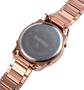 Reloj Deportivo Cronógrafo de Lujo Skmei 1611 <span class=keywords><strong>Nuevo</strong></span> de 2020, Digital, de Acero Inoxidable, Resistente al Agua, con Alarma, Luminoso y Cronómetro - Product Image 6