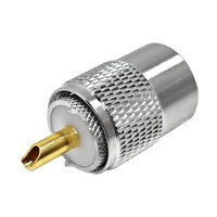 Conector de Soldadura Macho UHF PL259 de Fábrica para Cables RG8, RG213, RG214, LMR400, H1000, WL400, Conectores Coaxiales RF en Stock