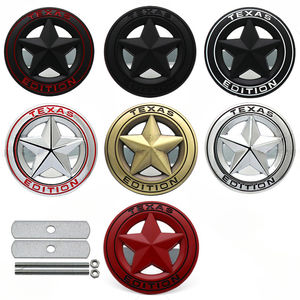 Rejilla de entrada de aire EDICIÓN TEXAS de forma redonda de 7,6 CM al por mayor, insignia de Metal, emblema de decoración DIY para coche, servicio personalizado aceptado - Product Image 2