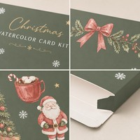Kit de Artesanato DIY em Caixa de Papelão Personalizada com Impressão Colorida e Painel de Instruções, Direto da Fábrica OEM, Vários Tamanhos