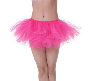 Nouvelle Jupe Courte en <span class=keywords><strong>Tulle</strong></span> pour <span class=keywords><strong>Femme</strong></span>, Extensible et Superposée, Idéale pour l'Été, comme Jupe <span class=keywords><strong>Tutu</strong></span> ou Jupe de Scène - Product Image 2