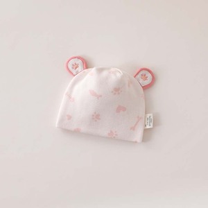 Bonnet bébé nouveau-né en coton de classe A, double couche, broderie cœur, oreilles étoile, doux et respectueux de la peau, pour 0-6 mois - Product Image 4