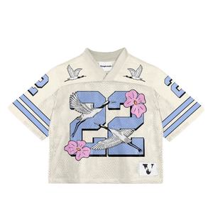 Camisetas Deportivas de Malla Oversize de Poliéster para Competición, Venta al por Mayor, Fabricante Americano, Jersey de Fútbol Japonés - Product Image 5