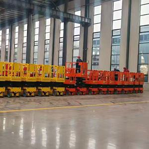 14メートル227キログラム高層ビル用電動モバイルシザース式足場リフトプラットフォーム - Product Image 2