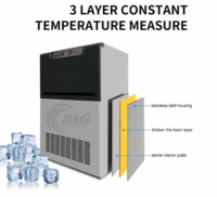 Blg 5ton Ice Machine Macchina per il ghiaccio a cubetti di grande capacità con raffreddamento ad acqua