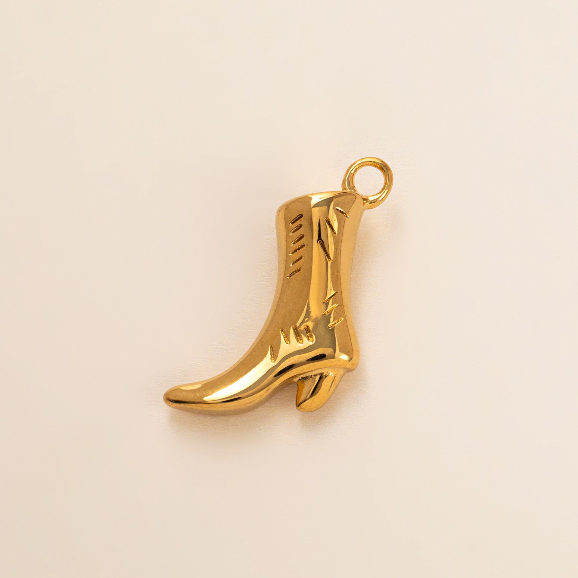 Gold boot pendant [1Pack=2PCS]
