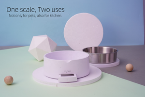 Báscula <span class=keywords><strong>Digital</strong></span> para mascotas, tazón de acero inoxidable para pesar comida de perro - Product Image 2