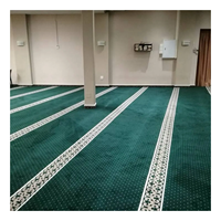 Tapis de prière de haute qualité pour églises royales, hôtels et salles de conférence, tapis en ruban tissé à la machine en nylon, tapis de mosquée musulman