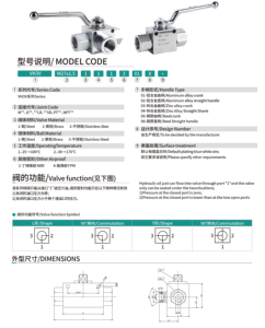 High 31.5Mpa DN6-DN50 3 Way 3 Way Hydraulic Diverter <b>Crane</b> Hydraulic Lift VH3V Series Hydraulic Ball - Product Image 1
