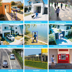 Cámara domo IP VeeZoom IK10 de 5MP con visión nocturna, detección de movimiento, sensor CMOS, giro/inclinación y almacenamiento en la nube para la seguridad del hogar y la oficina. - Product Image 3