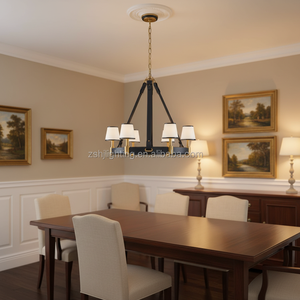 <span class=keywords><strong>Lustre</strong></span> suspendu LED moderne de style américain en <span class=keywords><strong>cuivre</strong></span> avec lumière <span class=keywords><strong>blanc</strong></span> chaud, classiques contemporains pour la décoration de la maison, du bureau <span class=keywords><strong>et</strong></span> de l'hôtel - Product Image 2