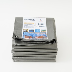 Bâches imperméables en tissu enduit <span class=keywords><strong>de</strong></span> PE, fabriquées en Chine, en rouleau, pour couvrir les camions et les tentes - Product Image 3