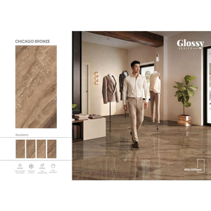 Crema Italia Arabic Design Glossy Polished Porcelain Tiles 600x1200mm Luxury Ceramic Floor Wall Tiles - Product Image 4