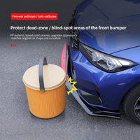 Kit de 4 pièces universel pour lèvre de pare-chocs avant, spoiler déflecteur rouge brillant, diffuseur inférieur avant, pièce de carrosserie automobile