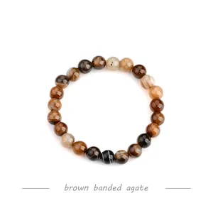 Natural Healing Stone Bead Bracelets For Women Jewelry Pulsera Mujeres Gem Stone Bracelet