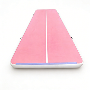 Piste d'<span class=keywords><strong>air</strong></span> de qualité commerciale personnalisée de 10 m/12 m - Tapis de sol de gymnastique gonflable épais pour la salle de sport et l'entraînement physique - Product Image 3