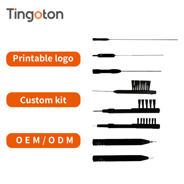 Eco-Friendly Hearing Aid Brush with Magnet Nylon Vent Cleaner Battery Removal for CIC and Open Fit Hearing Aids