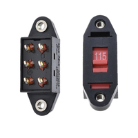 Sélecteur de tension vertical 2 positions 110V 220V 6 bornes SPDT DPDT, interrupteur coulissant électronique 12A 125V/250V Cuivre/PBT pour