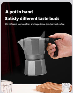 Cafetière Offre Spéciale et cafetière expresso à double soupape Moka Pot 2 tasses pour le brassage de café italien et cubain - Product Image 2