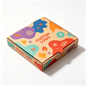 Scatole per Pizza Personalizzate con Logo, Consegna Veloce, Imballaggio in <span class=keywords><strong>Cartone</strong></span> Ondulato, Scatole per Feste, Qualità Alimentare, Ordini all'Ingrosso - Product Image 2