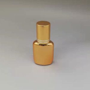 Đầy màu sắc sáng bóng 3ml 5ml 10ml nhựa lông mi keo chai bạc dòng nhỏ mạ 18mm Nắp - Product Image 4