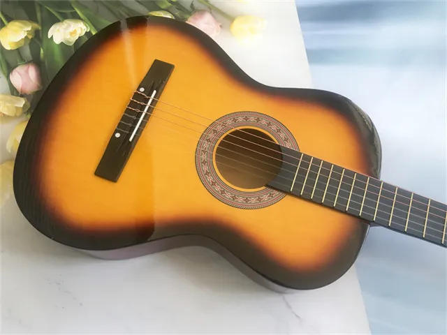 جيتارات كونجورر 38 بوصة مصنوعة من خشب الزيزفون الموسيقي الموسيقي المزود بأداء موسيقي
