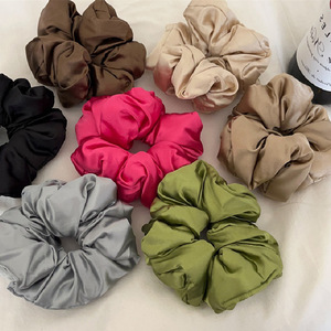 Nuevo Rizador <span class=keywords><strong>de</strong></span> Pelo para Dormir, Scrunchies <span class=keywords><strong>de</strong></span> Satén Gruesos, Tamaño Grande, Multifuncional, para <span class=keywords><strong>Cola</strong></span> <span class=keywords><strong>de</strong></span> <span class=keywords><strong>Caballo</strong></span>, Relleno <span class=keywords><strong>de</strong></span> Algodón, Accesorios para el Cabello para Mujer - Product Image 2