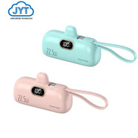 Batterie externe portable mini capsule d'urgence haute capacité 5000 mAh pour téléphone iPhone, charge rapide