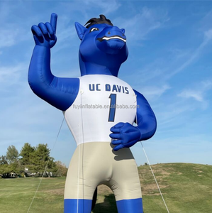 运动游戏充气马模型卡通吉祥物充气运动吉祥物活动促销 - Product Image 1